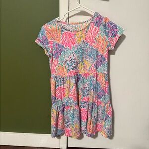 Lilly Pulitzer Geanna Swing Dress Size L 8-10